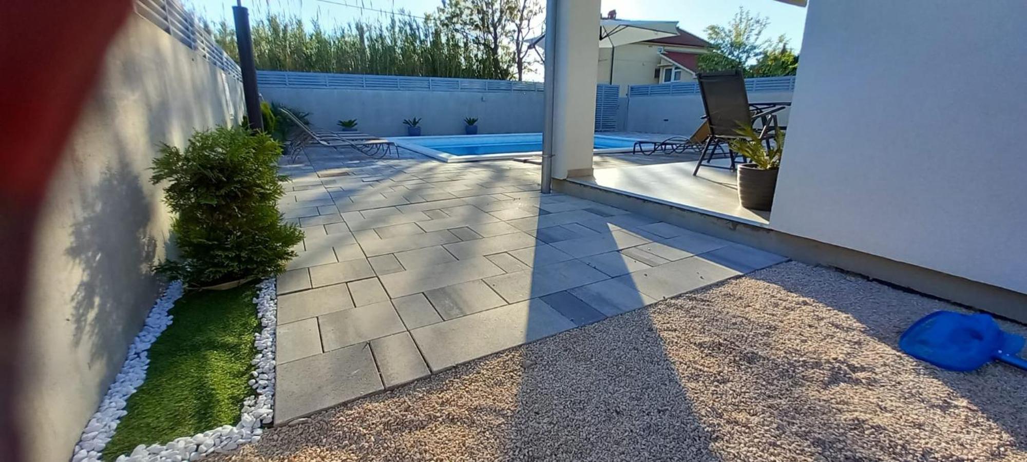 Holiday House Sara With Heated Pool Privlaka  Exterior foto