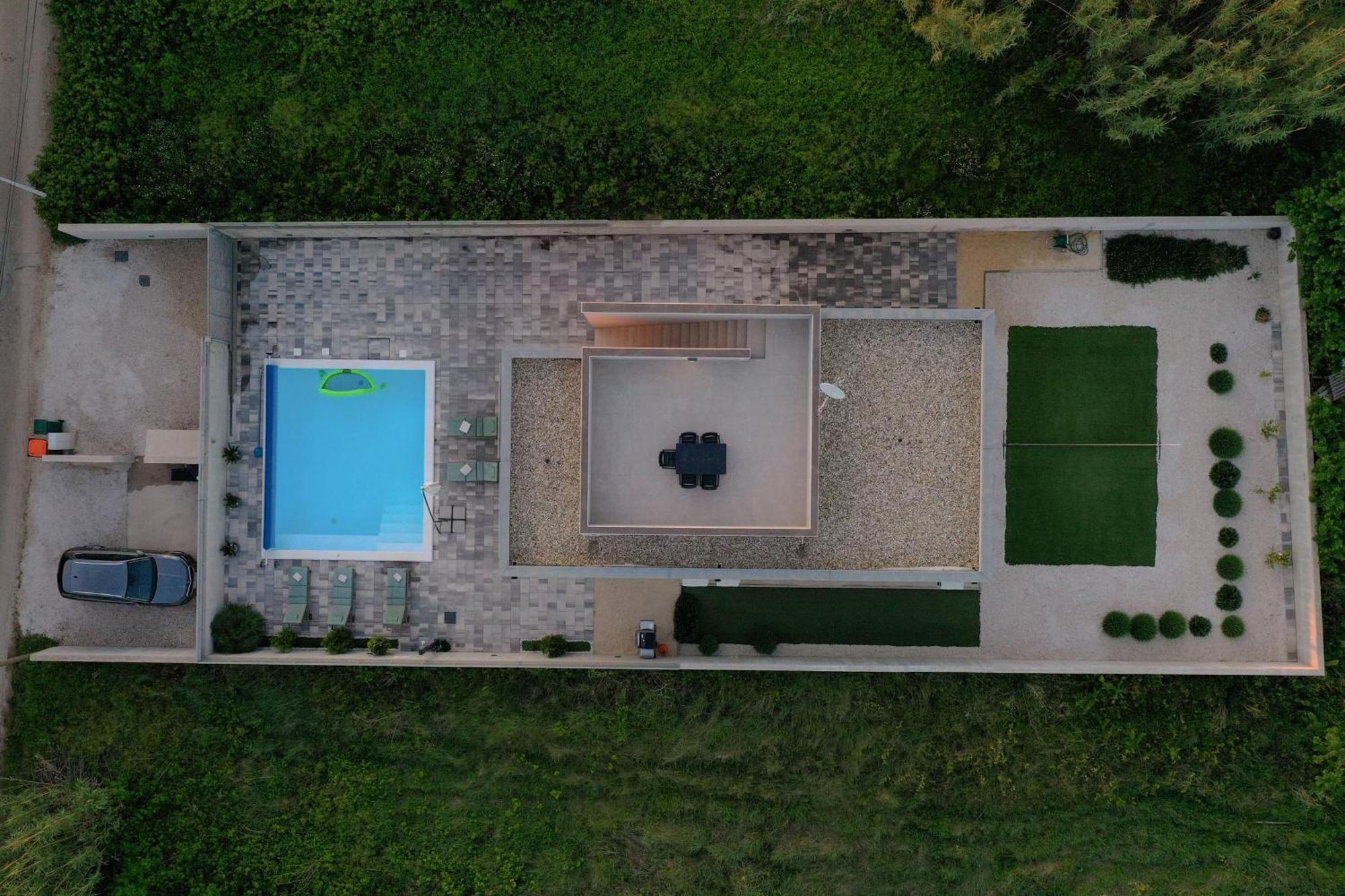 Holiday House Sara With Heated Pool Privlaka  Exterior foto